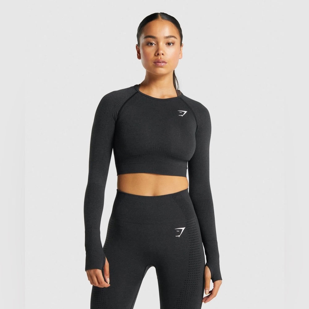 Gymshark long sleeve crop top